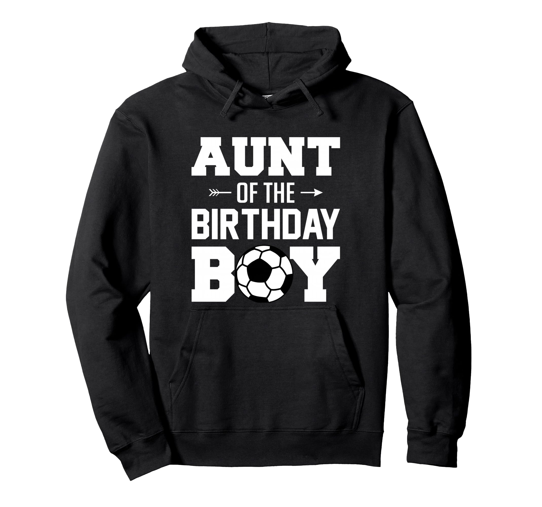 Aunt Birthday Funny Soccer Family Hoodie - Minimalist Print Men Women