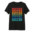 Soccer Soccer Players Gift Tri T-Shirt - Casual Everyday Wear Men Women