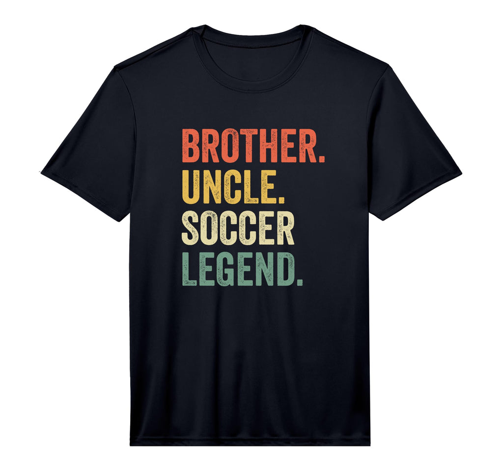 Mens Brother Uncle Soccer Legend Player T-Shirt - Graphic Print Men Women