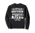 Little Brother Hockey Goalie Sweatshirt - Fun Novelty Design for Adults
