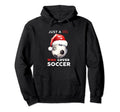 Just Who Loves Soccer Hoodie - Unique Graphic Men Women