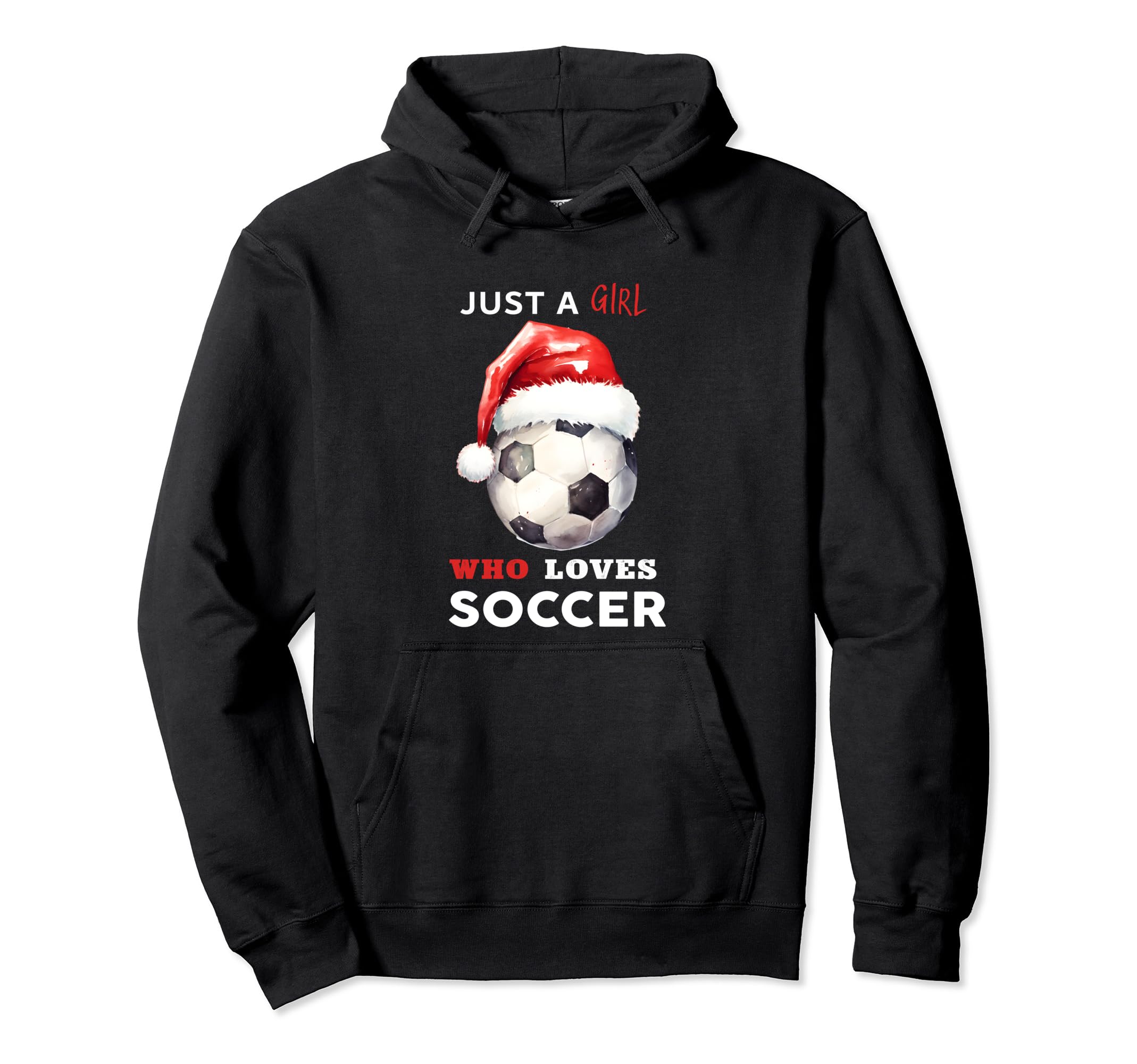 Just Who Loves Soccer Hoodie - Unique Graphic Men Women