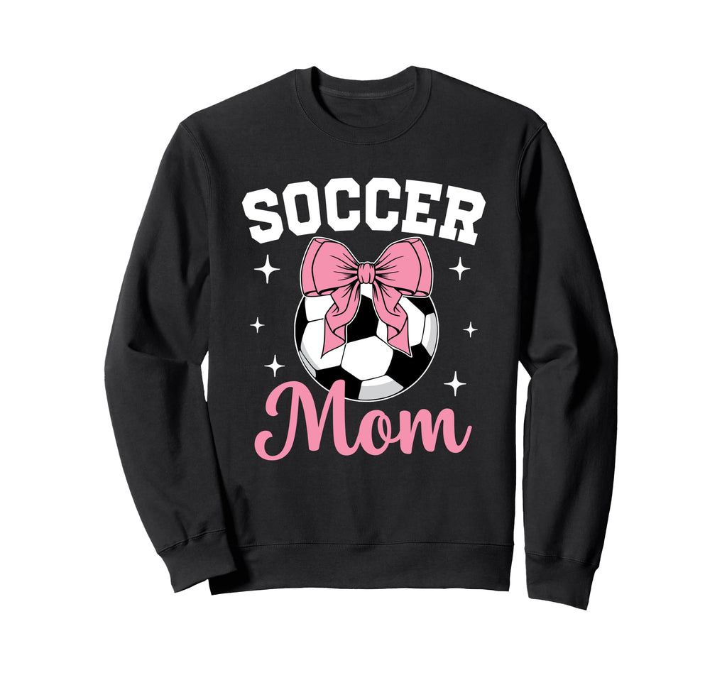Soccer Mom Coquette Bow Soccer Mom Sweatshirt - Streetwear Style Unisex