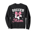 Soccer Mom Coquette Bow Soccer Mom Sweatshirt - Streetwear Style Unisex