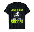 Soccer Just Who Loves Soccer T-Shirt - Graphic Print Men Women