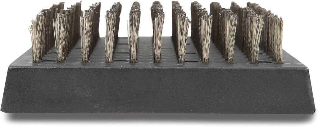 BBQ-AID 2-Pack Wire Grill Brush Replacement Heads, Grill Cleaning Bristle Brush - Screwdriver Included, for 2024 Model Grill Brush and Scraper. No Scratch Cleaning for Any Grill: Char Broil & Ceramic