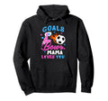Gender Reveal Goals Or Bows Mama Loves Hoodie - Graphic Print Men Women