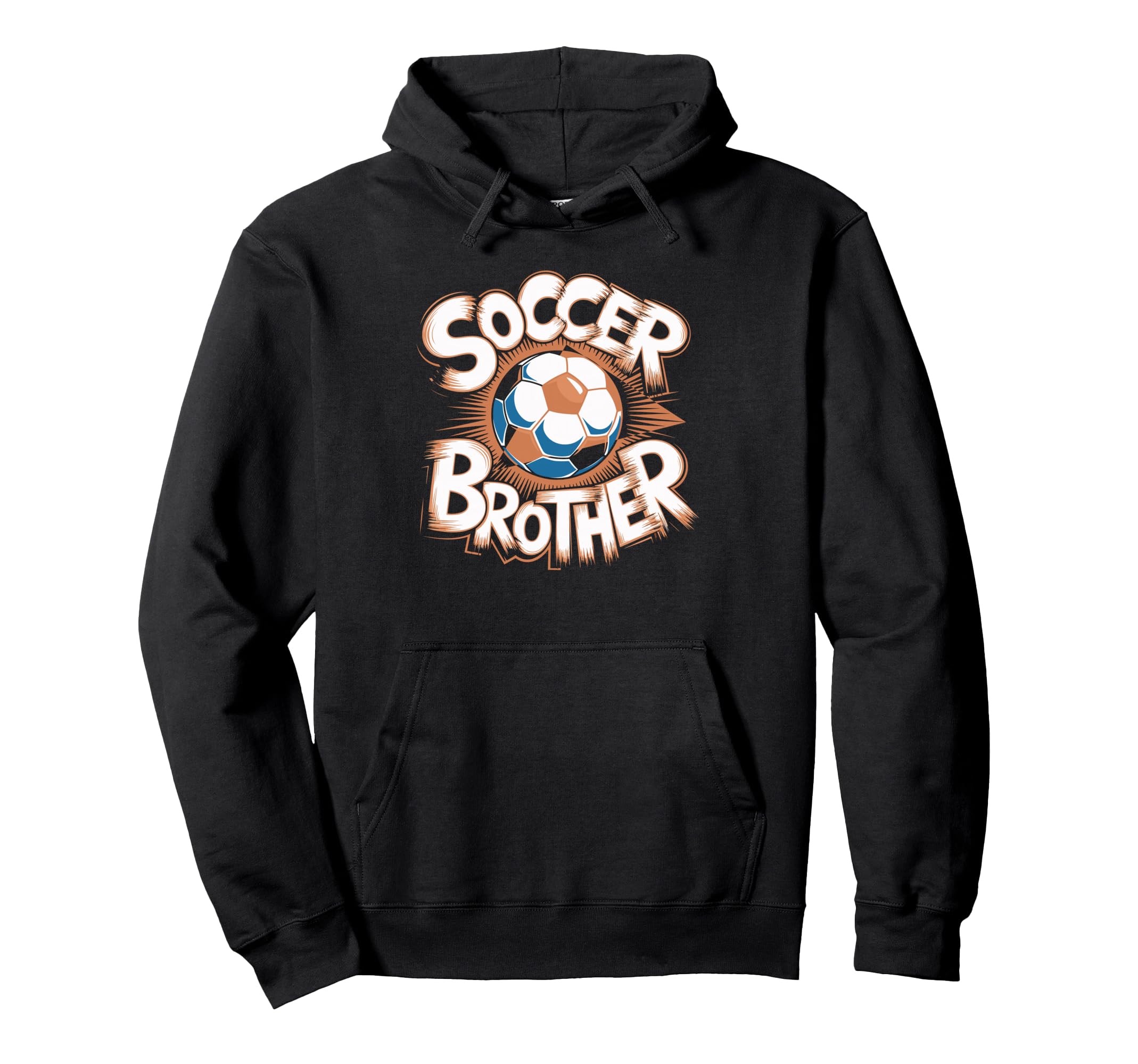 Soccer Brother Sketch Ball Hoodie - Casual Everyday Wear for Adults