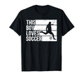 Funny Loves Soccer Sport T-Shirt - Trendy Graphic Men Women