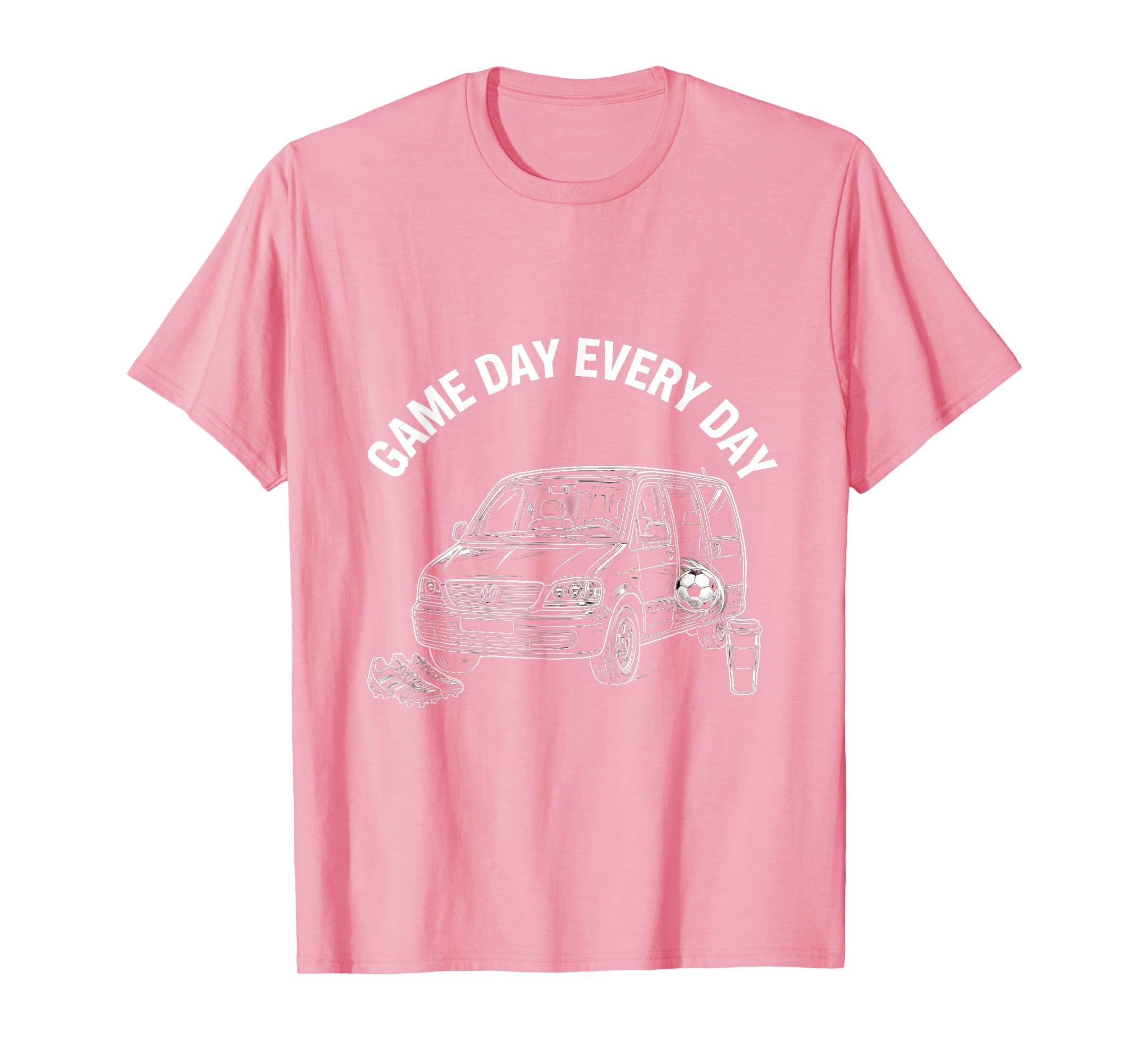 Game Day Every Day Soccer Mom T-Shirt - Minimalist Print for Adults
