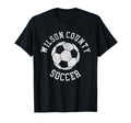 Wilson County Soccer Distressed 90S T-Shirt - Novelty Apparel for Adults