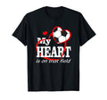 Funny My Heart Is That Field Soccer Lovers T-Shirt - Unique Graphic Unisex