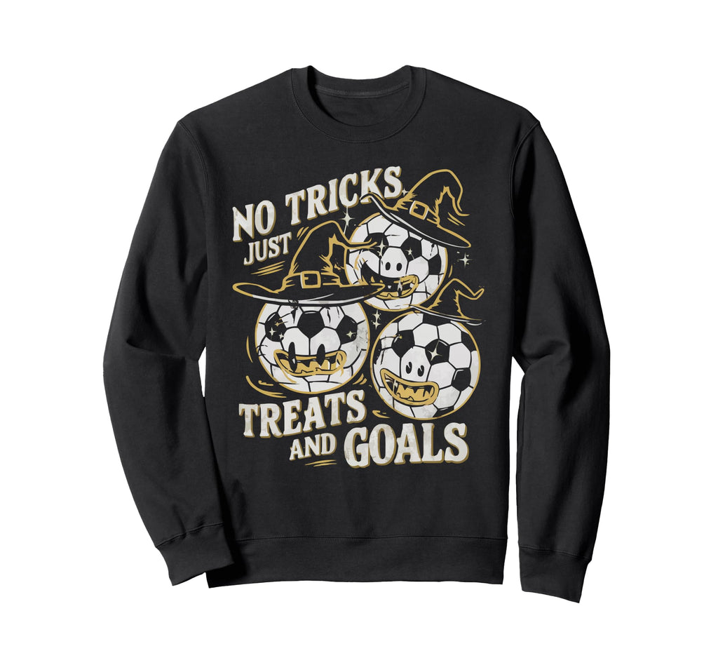Soccer Halloween Spooky Goalkeeper Sweatshirt - Graphic Print Men Women