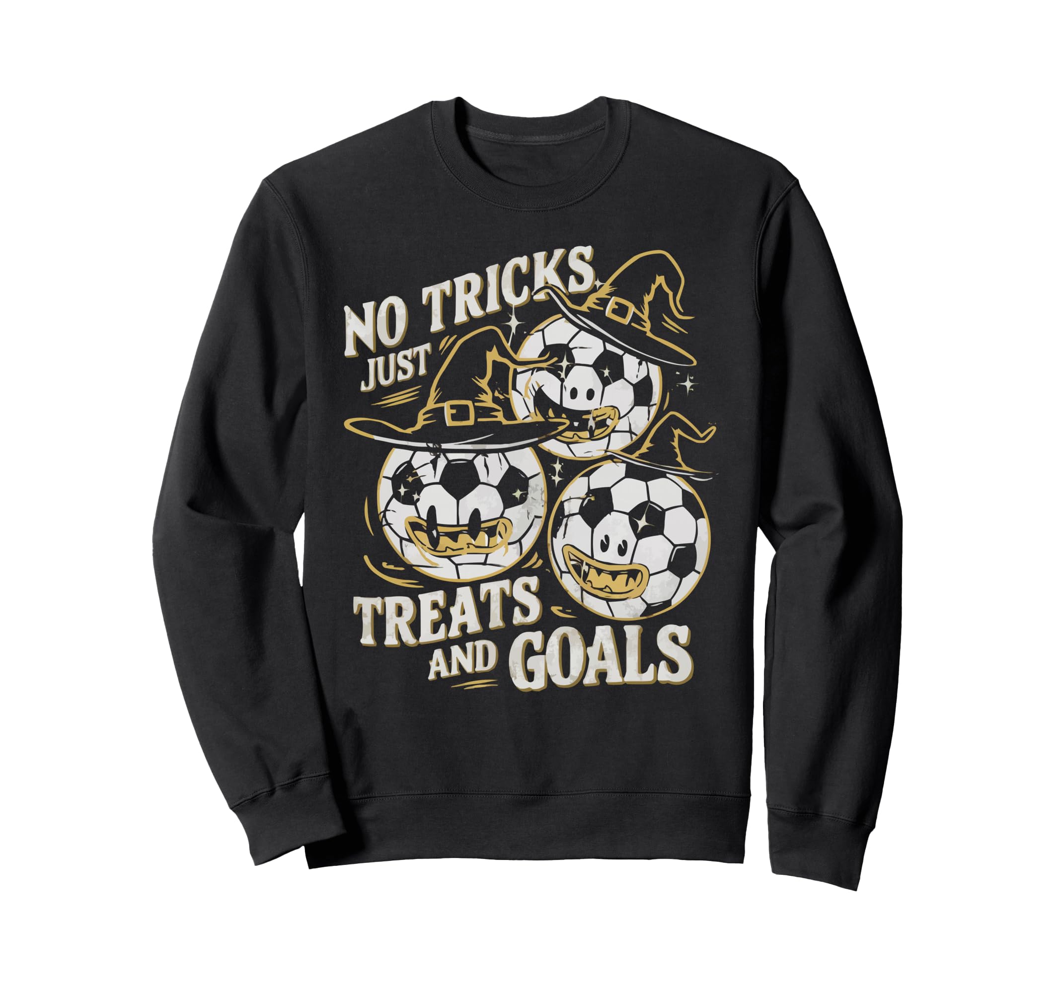 Soccer Halloween Spooky Goalkeeper Sweatshirt - Graphic Print Men Women