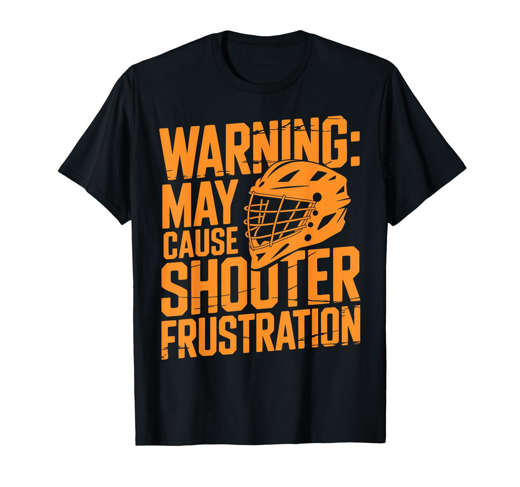 Lacrosse Goalie Lax Goalkeeper T-Shirt - Casual Everyday Wear Unisex