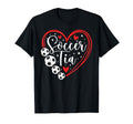 Soccer Tia Heart Tia Soccer Player Tia T-Shirt - Fun Novelty Design Unisex