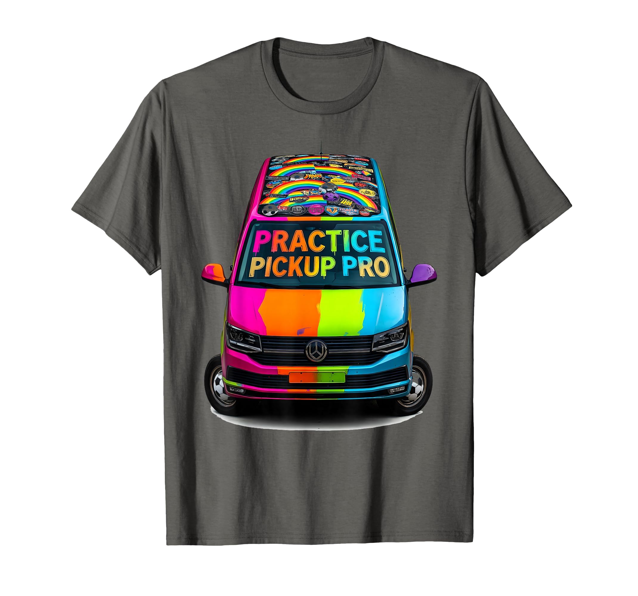 Practice Pickup Pro Soccer Mom T-Shirt - Unique Graphic Men Women