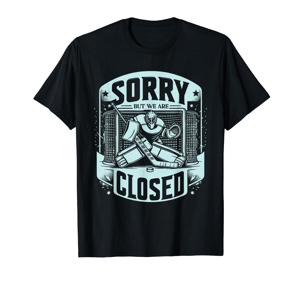 Goaltender Goalkeeper Ice Hockey T-Shirt - Aesthetic Graphic for Adults
