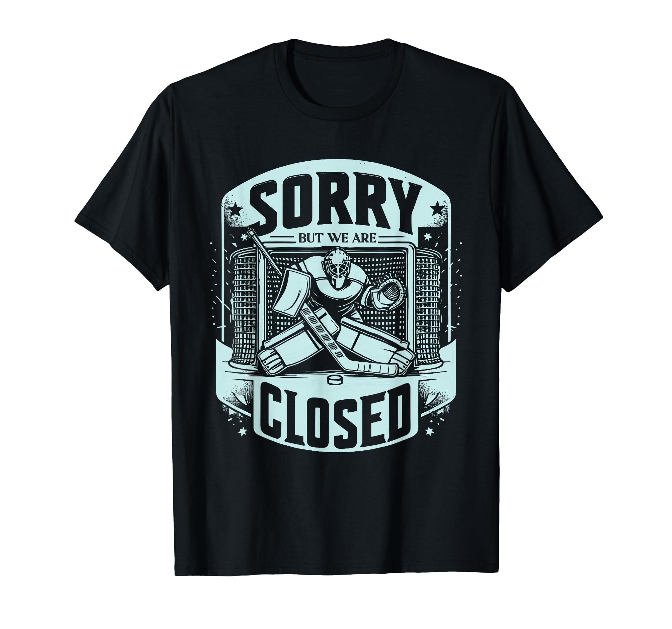 Goaltender Goalkeeper Ice Hockey T-Shirt - Aesthetic Graphic for Adults