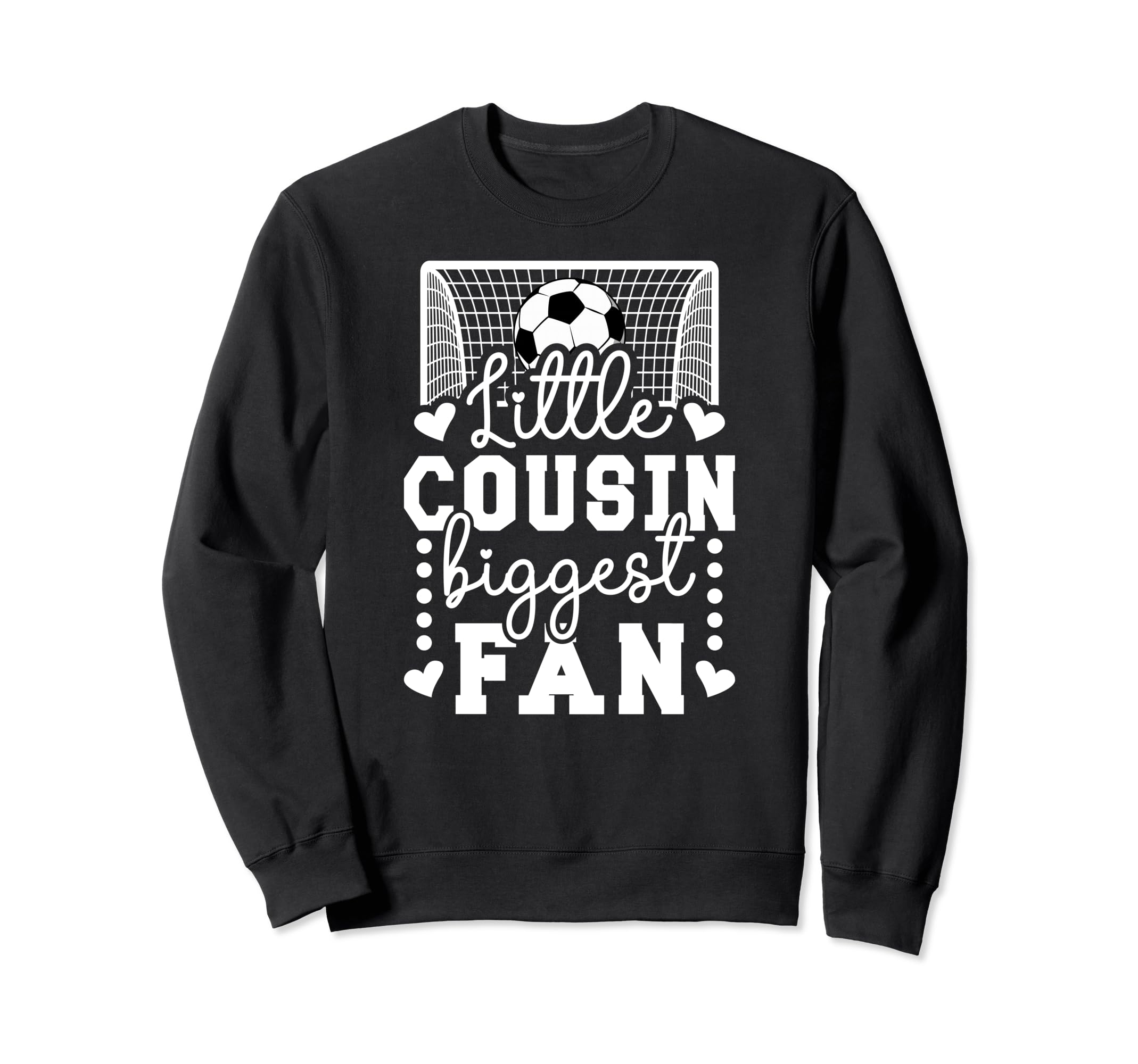 Little Cousin Soccer Goalie Cousin Sweatshirt - Novelty Apparel Unisex