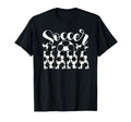 Soccer Nana Heart Grandma Nana T-Shirt - Aesthetic Graphic Men Women