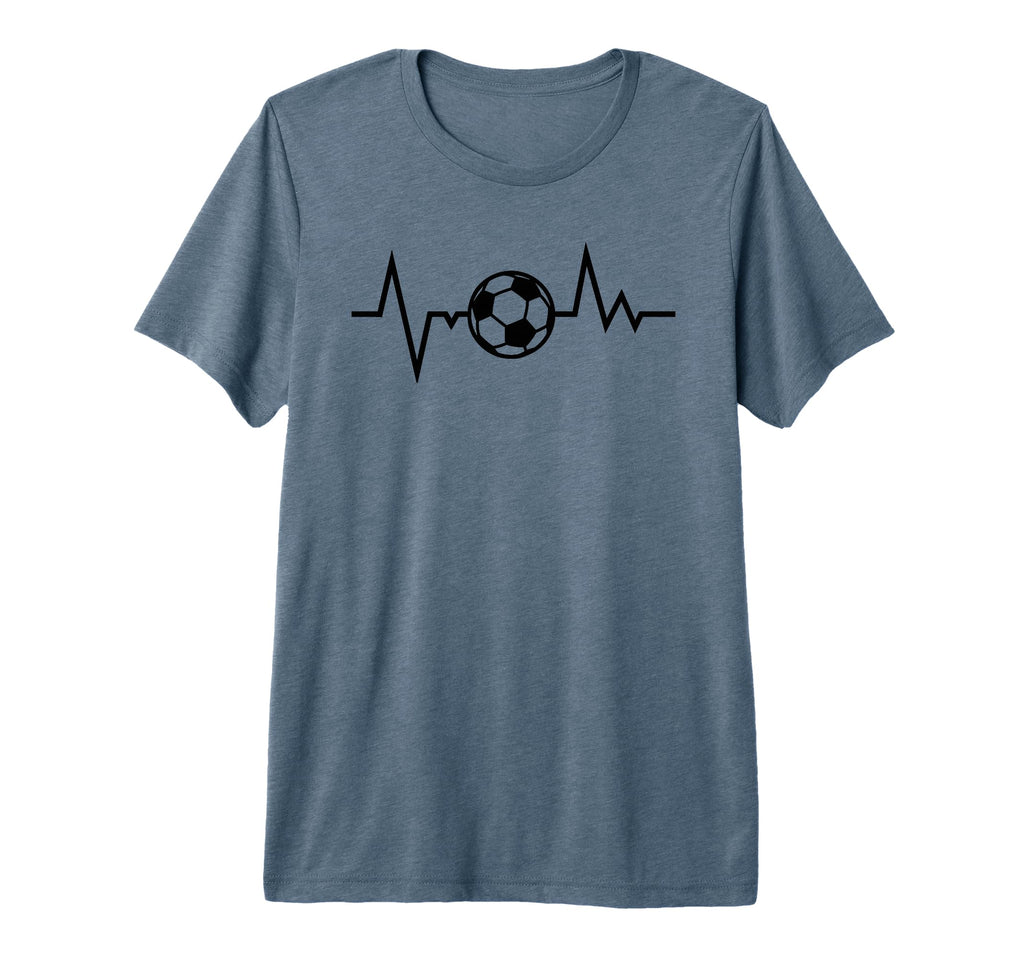 Soccer Heartbeat Funny Soccer Sports T-Shirt - Aesthetic Graphic Unisex