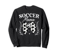 Soccer Mama Coquette Soccer Mom Sweatshirt - Aesthetic Graphic Unisex