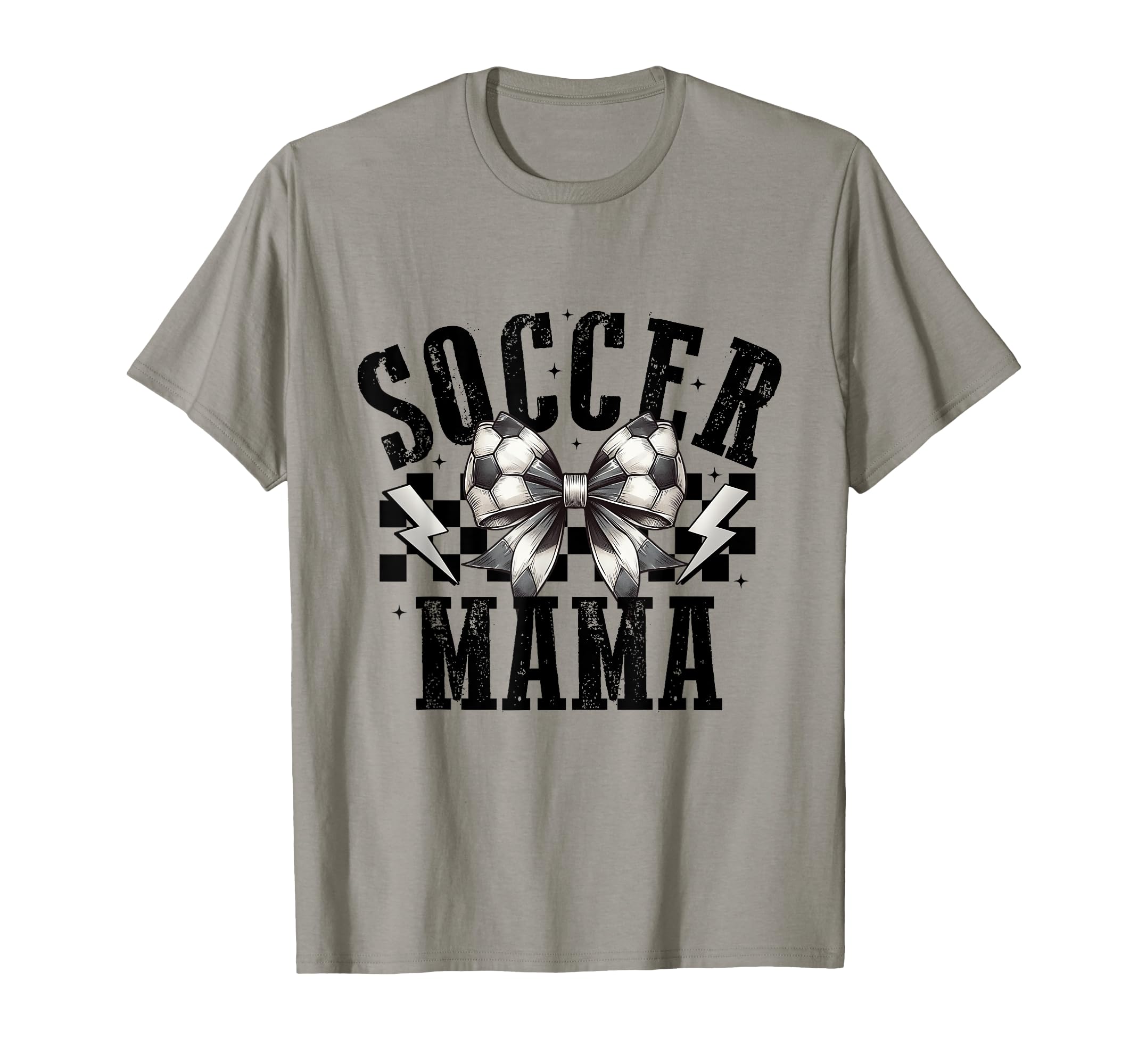 Soccer Mama Groovy Soccer Coquette T-Shirt - Custom Art Print for Adults