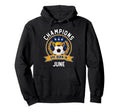 Champions Are Born June Football Hoodie - Custom Art Print Men Women