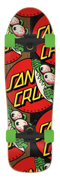 Santa Cruz Beware Dot 9.7" Shaped Complete Skateboard