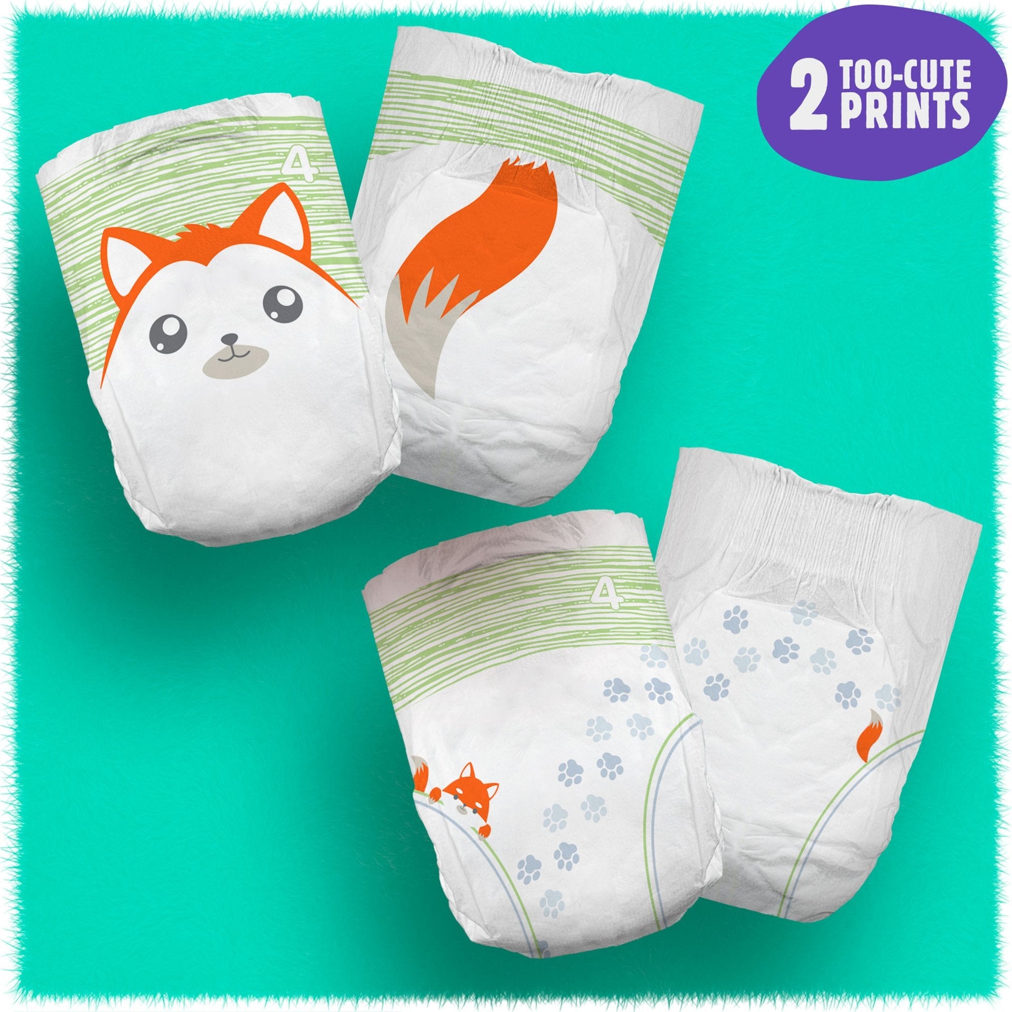 Cuties® Premium Diaper, Size 4 CR4001