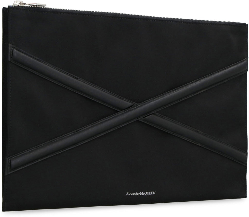 ALEXANDER MCQUEEN Mini Nylon Pouch Handbag