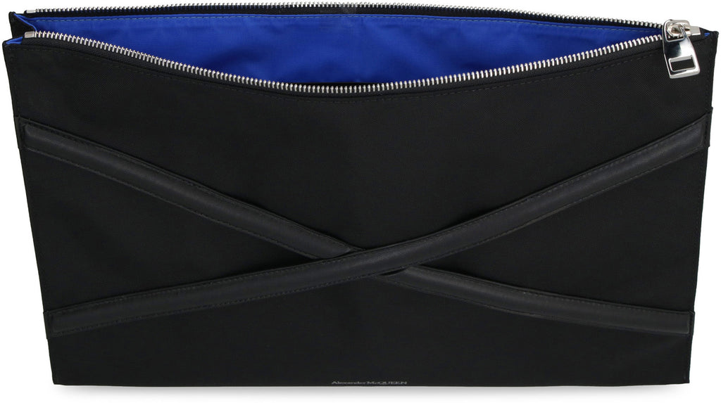 ALEXANDER MCQUEEN Mini Nylon Pouch Handbag