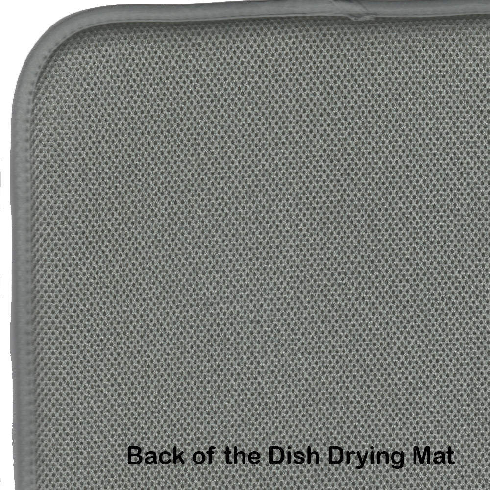 Papillon Dish Drying Mat Absorbent Dish Drying Mat Pad for Kitchen Counter Dish Drainer Mat for Countertop, 14 x 21", Multicolor