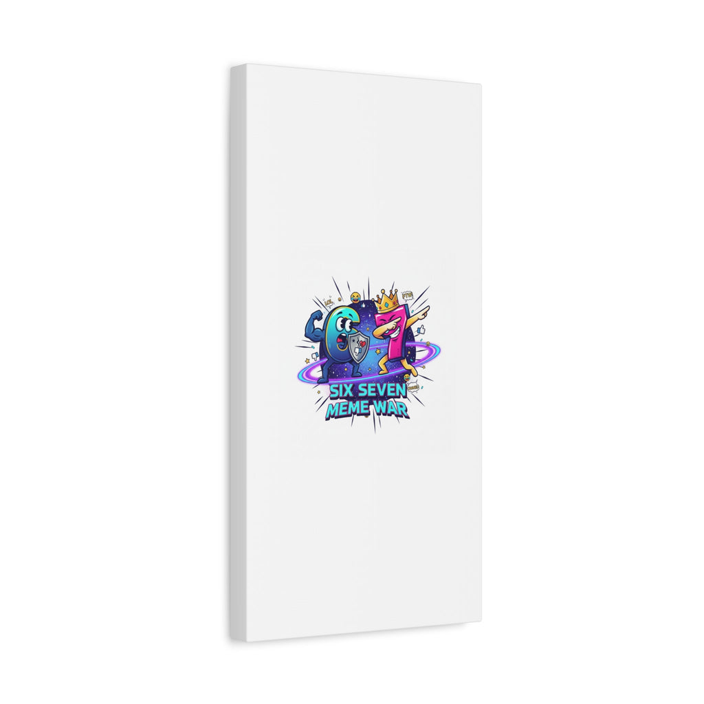 Six Seven Meme War Canvas | Legendary Internet Battle Art, Viral Culture Wall Decor