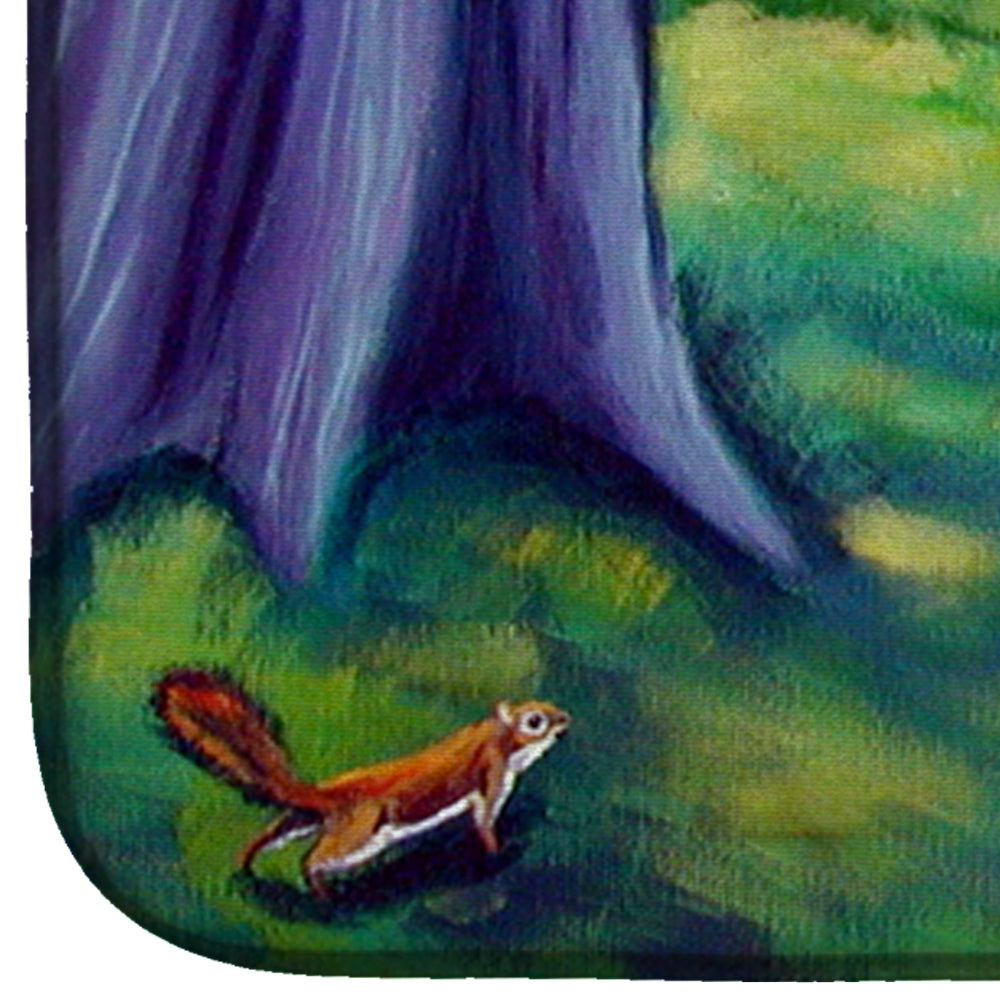 Corgi Dish Drying Mat Absorbent Dish Drying Mat Pad for Kitchen Counter Dish Drainer Mat for Countertop, 14 x 21", Multicolor