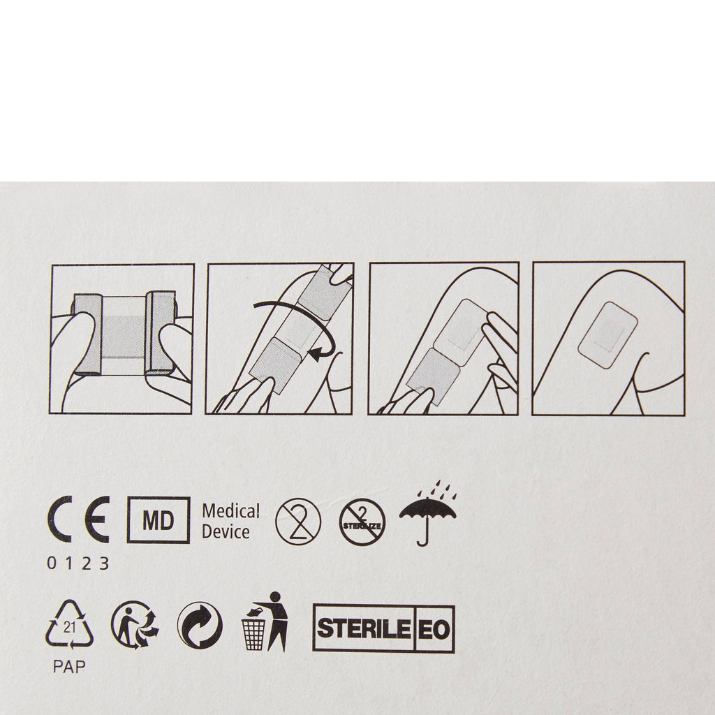 Cosmopor® Adhesive Dressing, 4 x 4 Inch 900820