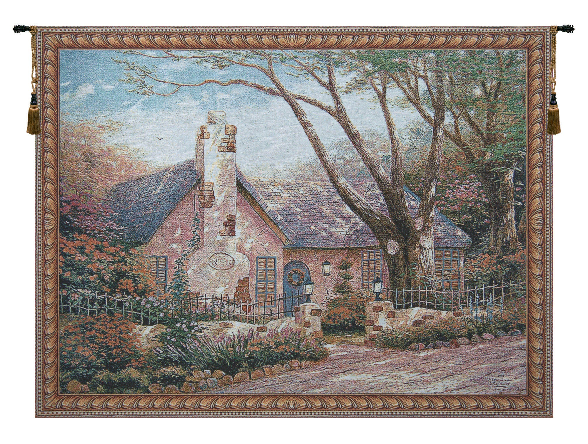 Morning Glory (House) Tapestry Wall Art
