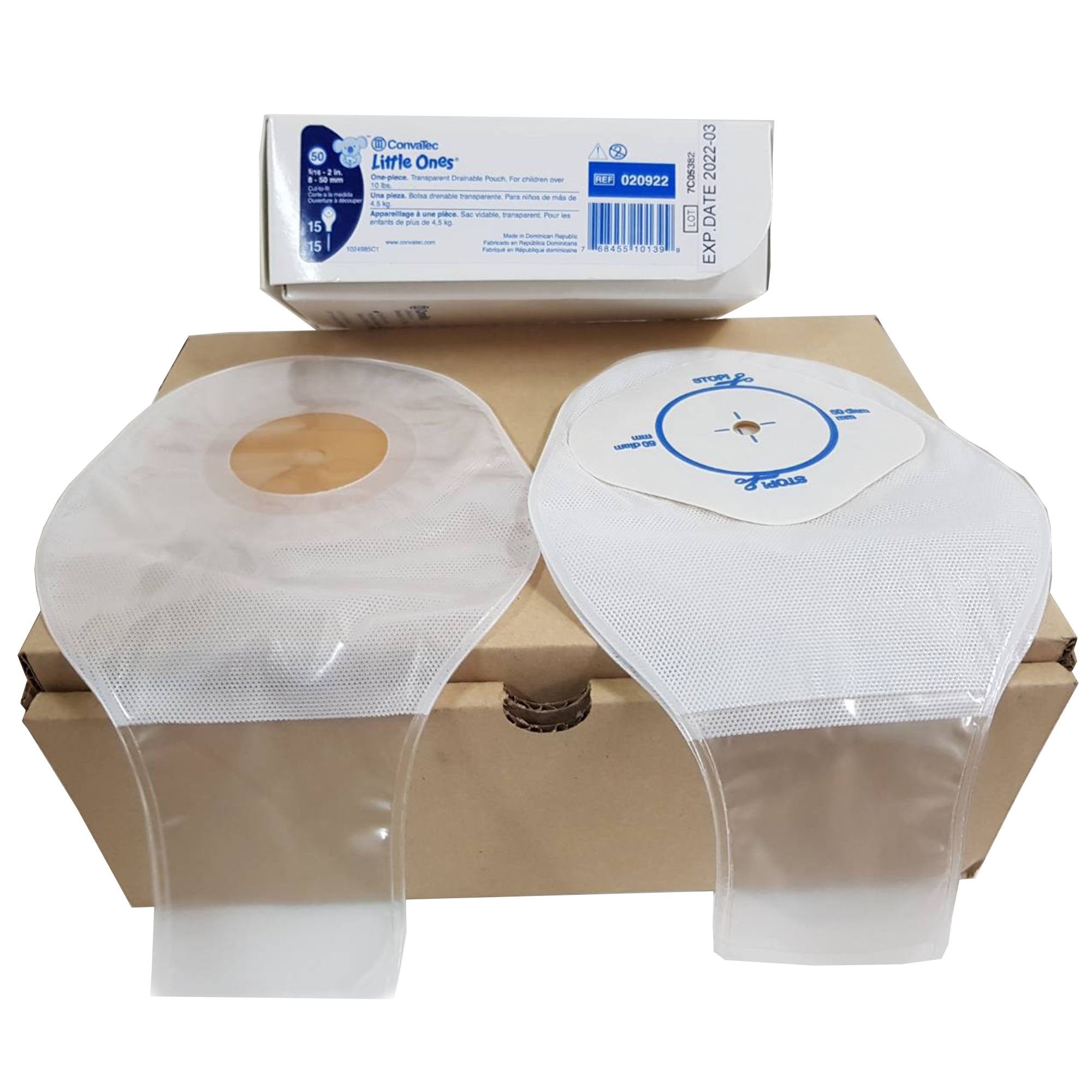 Little Ones® ActiveLife® One-Piece Transparent, Cut to Fit Stomas 8 – 50 mm 020922