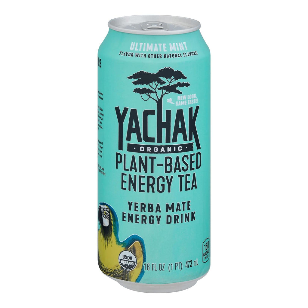 Yachak Yerba Mate, Ultimate Mint, 16 fl oz, Pack of 12