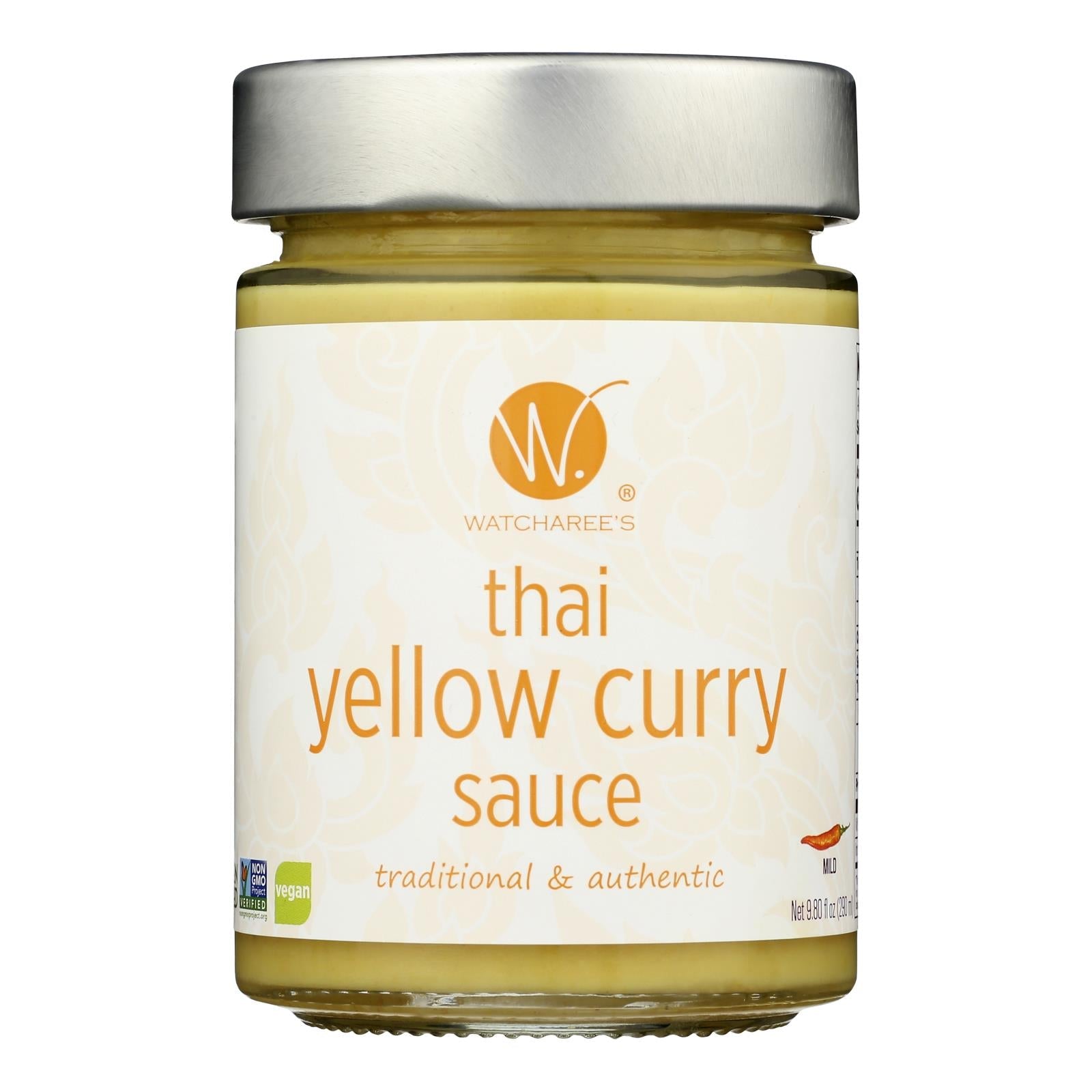 Watcharee's Thai Yellow Curry Sauce, 6 Pack x 9.8 Fl Oz
