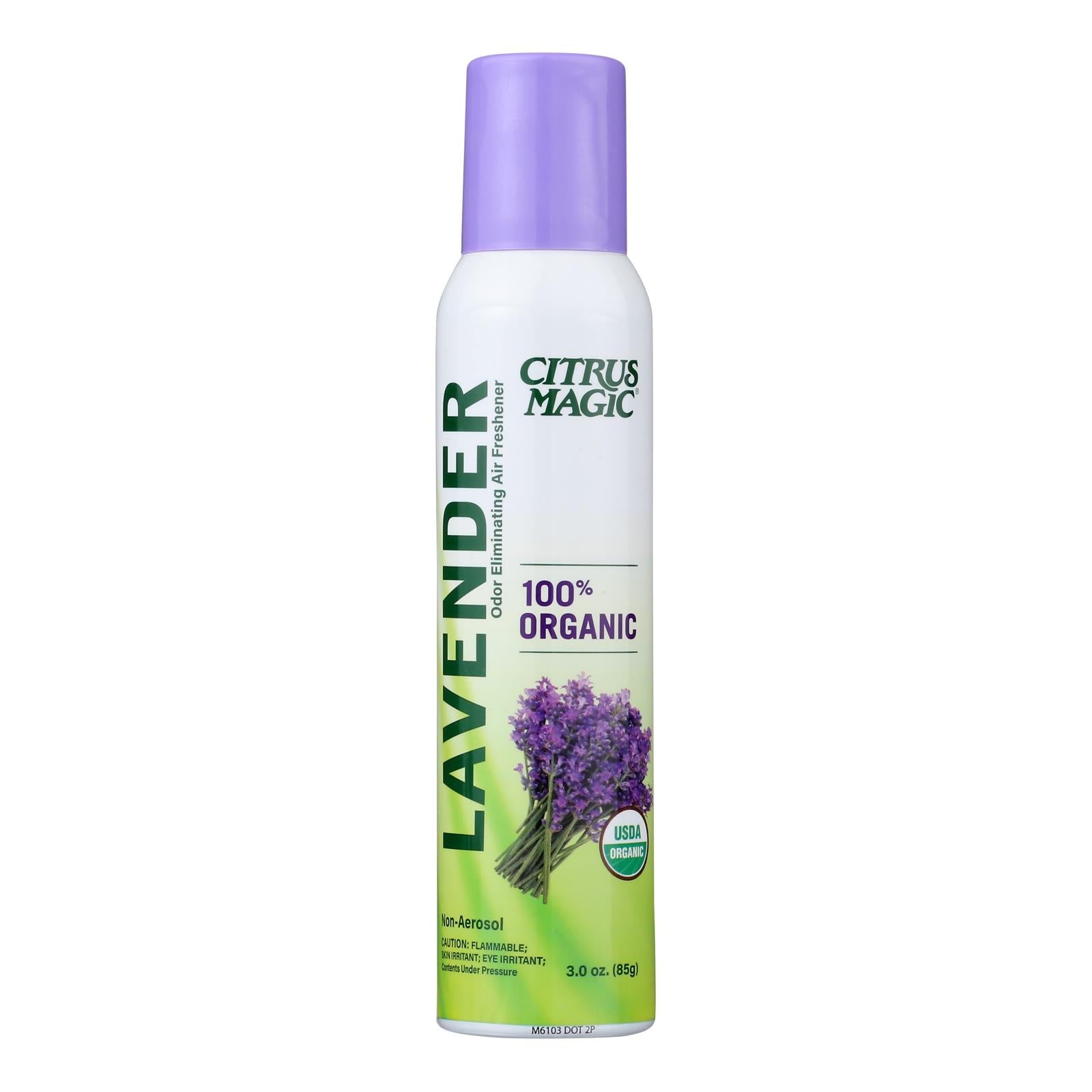 Citrus Magic Organic Lavender Eucalyptus Air Freshener, 3 Oz
