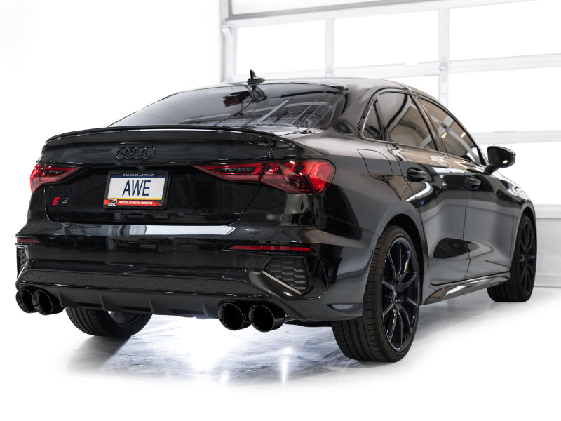 AWE Tuning AWE 22-24 Audi 8Y S3 Track Edition Exhaust  - Diamond Black Tips 3020-43897