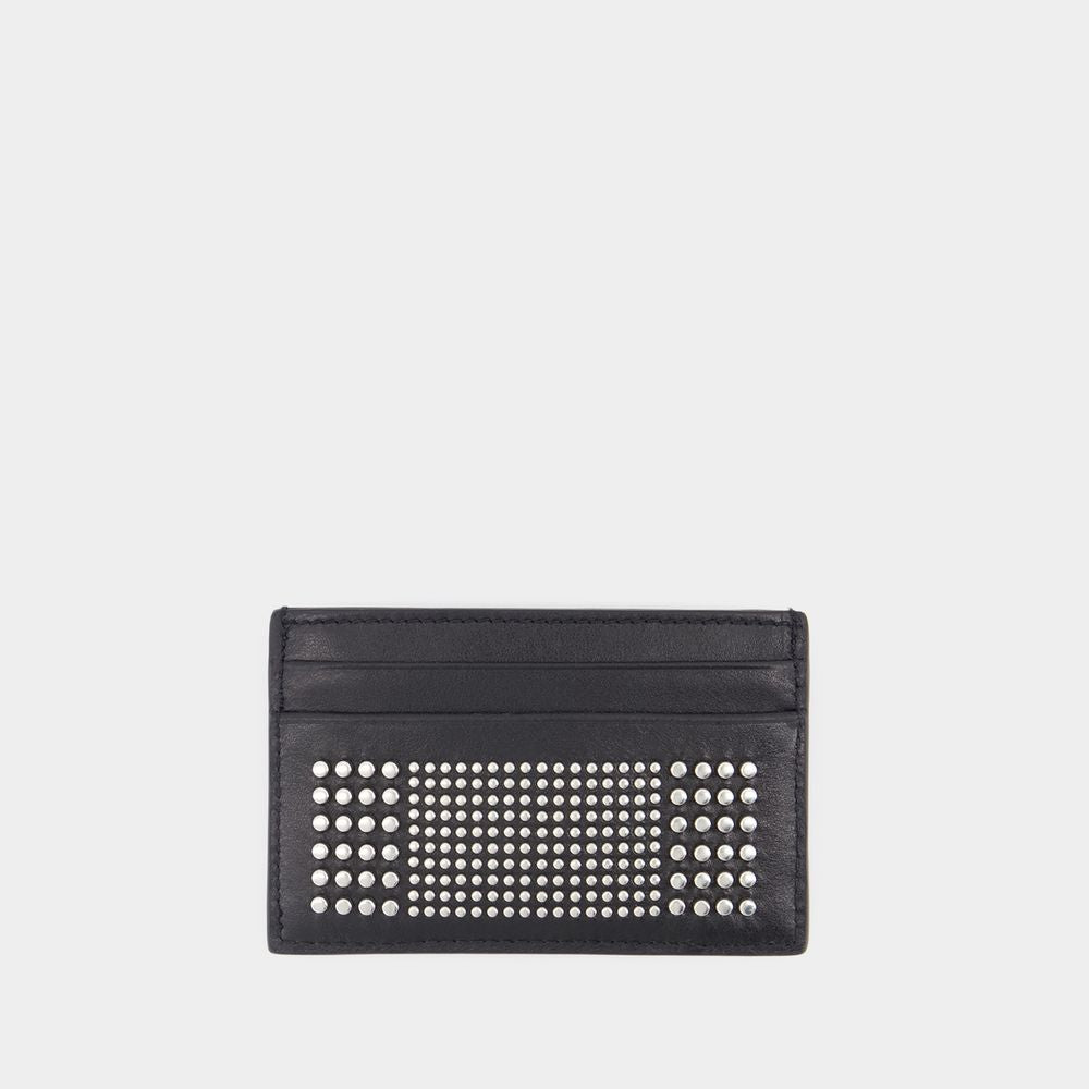 ALEXANDER MCQUEEN Mini Leather Card Holder
