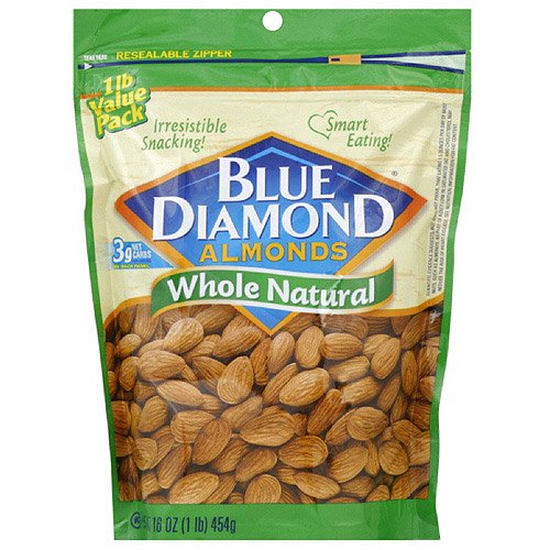 Blue Diamond Almonds - Case of 6 - 16 oz Bags