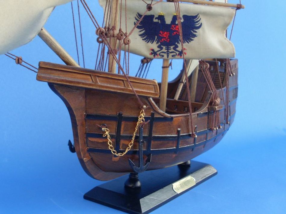 Wooden Santa Maria Limited Tall Model Ship 20""