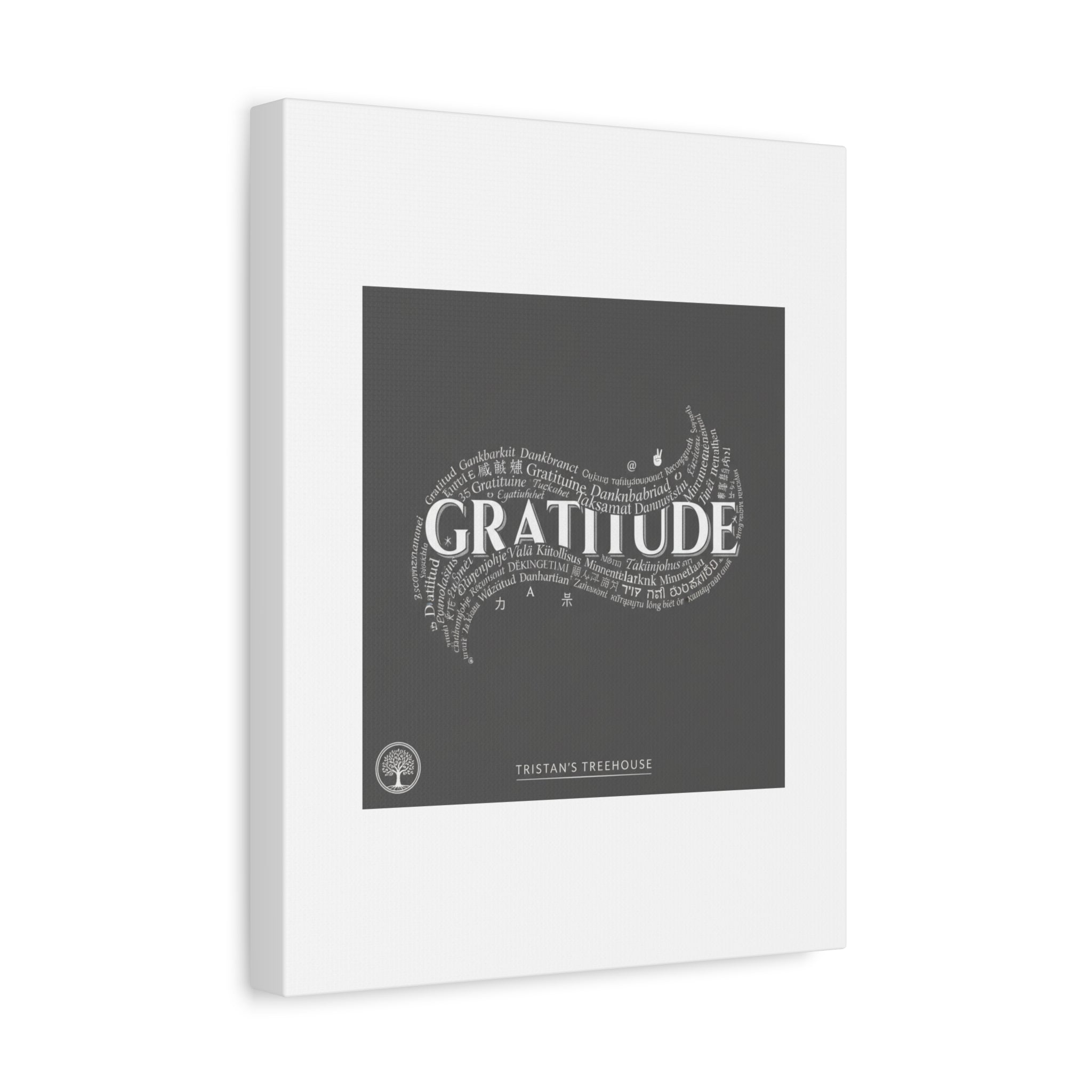 Gratitude Wall Art Matte Canvas | Tiny Treats, sweet uplifting print