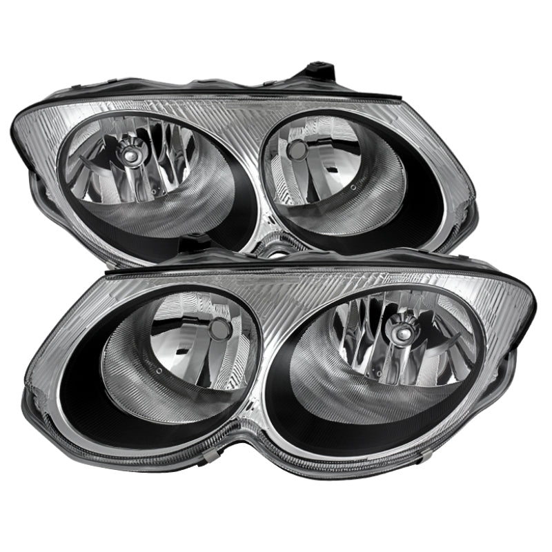 SPYDER Xtune Chrysler 300M 1999-2004 (Not Hid Model) Crystal Headlights Chrome HD-JH-CHR300M99-C 9024788