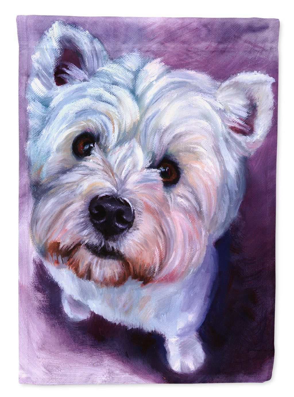 Whatsup Westie Garden Flag Mailbox Decorative Yard Banner Outside Patio Artwork for Flower Beds, Garden Size, Multicolor