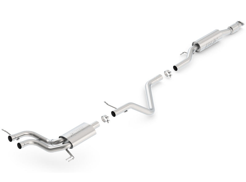 Borla 13-15 Hyundai Veloster Turbo 1.6L AT/MT FWD 2dr Dual Center Rear Exit Cat-Back Exhaust 140506